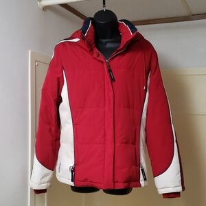 ZeroXposur Red and White Puffer Jacket
